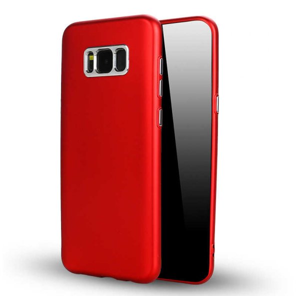 Samsung Galaxy Note 8 Kılıf Aston Silikon - Kırmızı