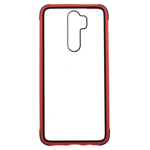 Xiaomi Redmi Note 8 Pro Kılıf Tiron Kapak - Kırmızı