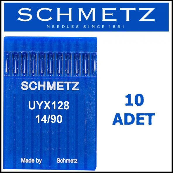 Schmetz Uyx128 Spı Uzun Reçme Makinesi İğnesi 14/90 Numara