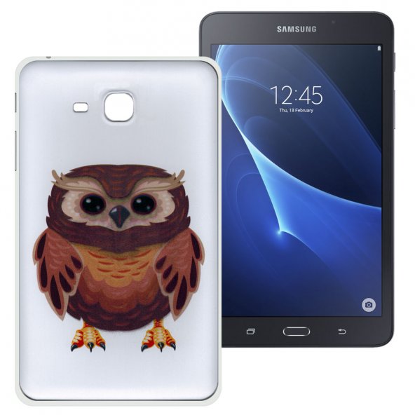 Samsung Galaxy Tab T280 Baskılı Silikon Kılıf BK-65