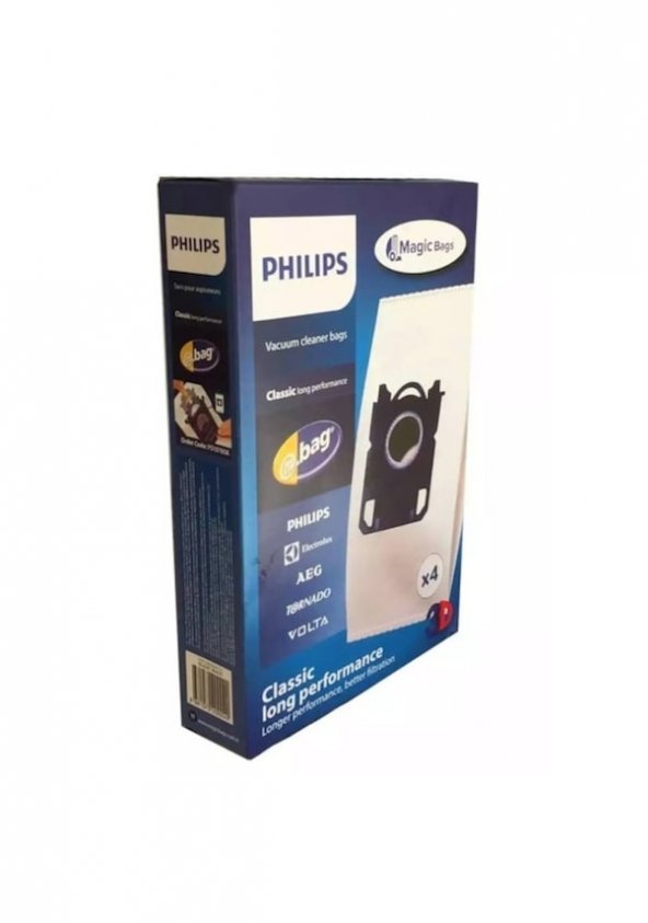 Philips FC 9080 - 9099 Studio Power Uyumlu Kutulu Toz Torbası ( 4lü )