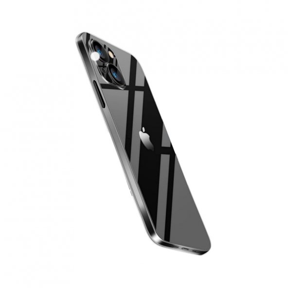 Teleplus iPhone 13 Mini Kılıf Kamera Korumalı İmax 0.2mm Silikon Nano Ekran Koruyucu