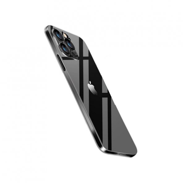 Teleplus iPhone 13 Pro Kılıf Kamera Korumalı İmax 0.2mm Silikon Nano Ekran Koruyucu