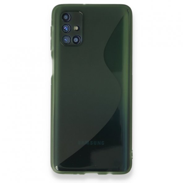 Samsung Galaxy M31S Kılıf S Silikon - Yeşil