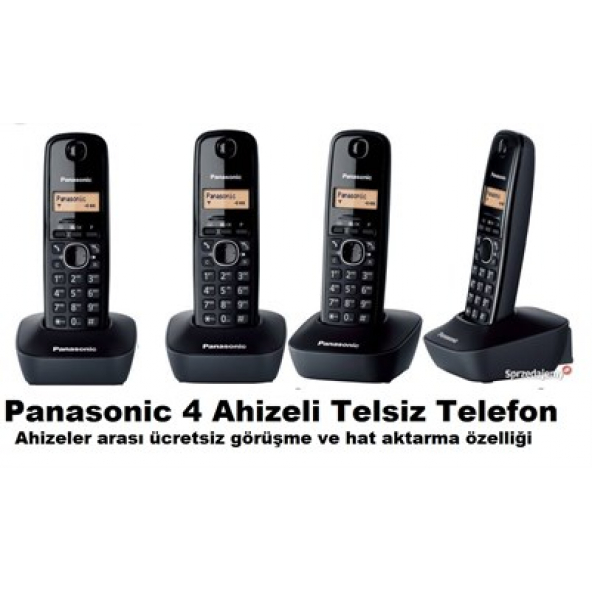 Panasonic KX-TG1614 4 Ahizeli Telsiz Telefon