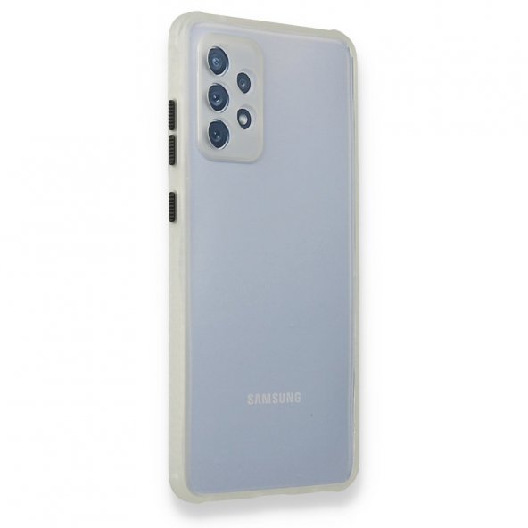 BSSM Samsung Galaxy A72 Kılıf Miami Şeffaf Silikon - Şeffaf