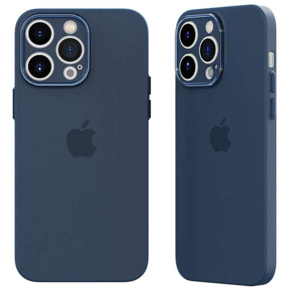 BSSM iPhone 14 Pro Max Kılıf Puma Silikon - Mavi