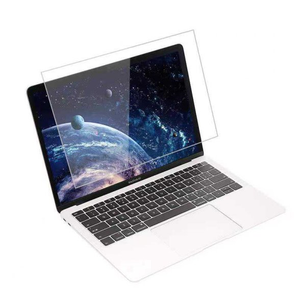 Pilanix Apple Macbook Pro 13.6 İnç 2022 (A2681) İçin Şeffaf Ekran Koruyucu Jelatin 2 Adet Şeffaf UV10256
