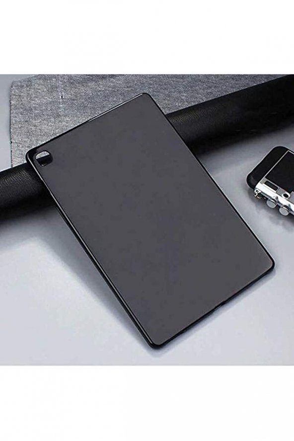 38366 Tab S6 Lite P610 Kılıf Tablet Süper Silikon Siyah
