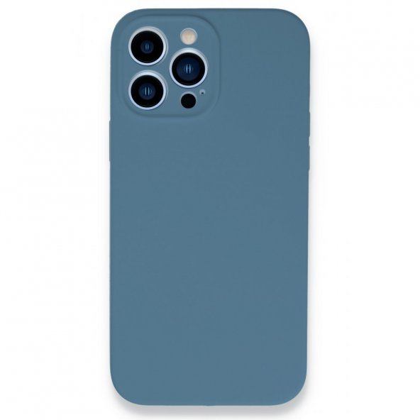 iPhone 13 Pro Max Kılıf Lansman Legant Silikon - Açık Mavi