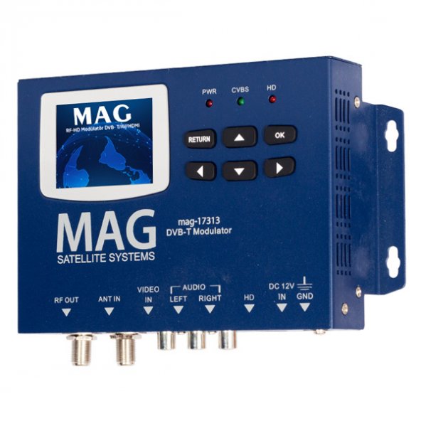 MAG MG-17313 LCD EKRANLI HD-RF CONVERTER FULL HD MODULATOR (DVB-T/AV/HDMI)