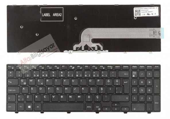 Dell Inspiron 3542 B03F45C 3542 B03W45C Klavye Laptop Tuş Takımı