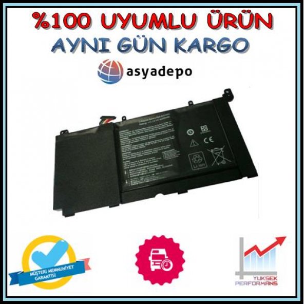 Asus VivoBook V551LA-DH51T Batarya Pil