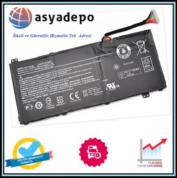 Acer Aspire V NITRO VN7-571G-56NX Batarya Pil