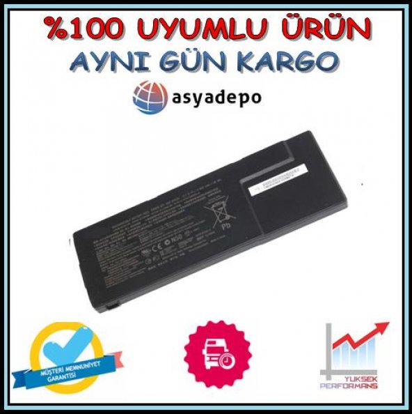 Sony VAIO VPC-SD28EC/B Batarya Pil