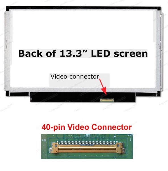 Hp 731997-001 uyumlu Ekran Lcd Ekran 13.3" Slim 40 pin