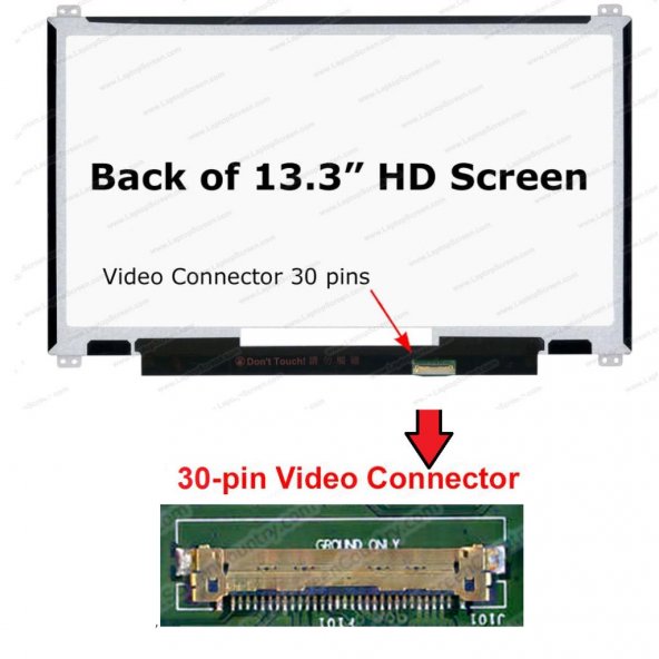 Lenovo IdeaPad U330 Ekran 13.3 Slim 30 pin Panel