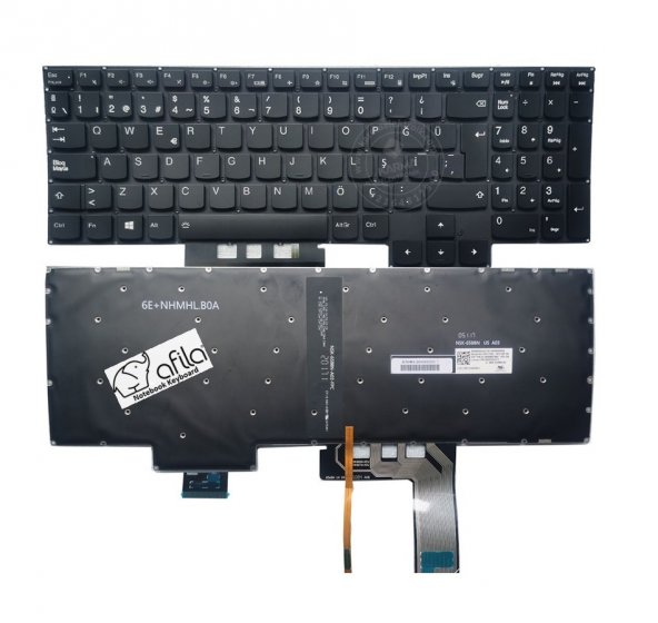 Lenovo Legion 5-15ITH6 Notebook Klavyesi Siyah TR - ışıklı Ver.2 RGB