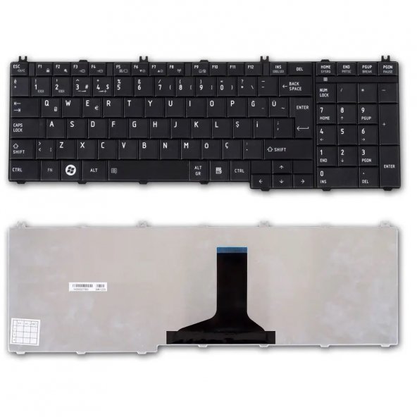Toshiba Satellite L650-19W L650-1CP Notebook Klavye Siyah TR