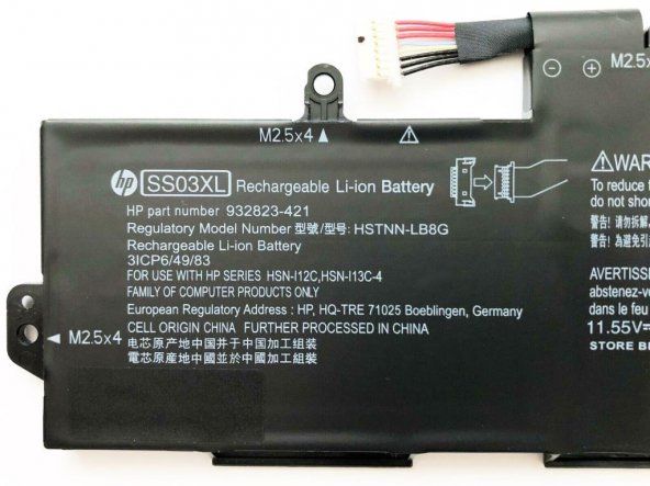 Hp zbook 14u G5 (2ZC02EA) Batarya hp Pil
