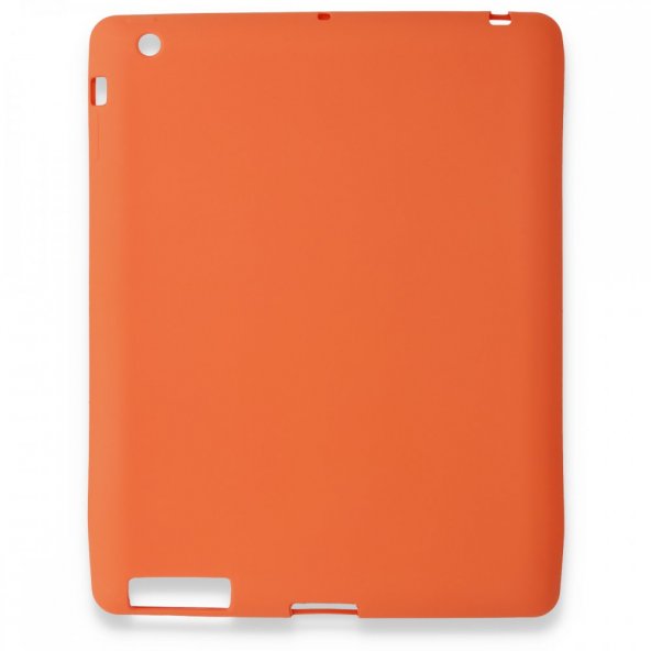 iPad 2 9.7 Kılıf Evo Tablet Silikon - Turuncu
