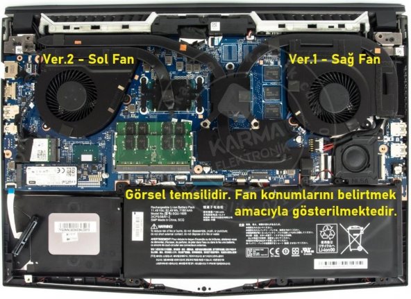 Casper Excalibur G780.1030-B5J0P Notebook Fan Ver.2 (Sol Fan)
