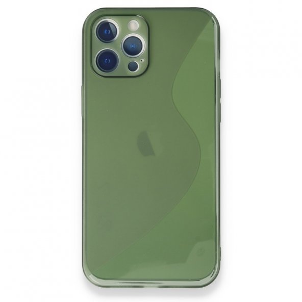 iPhone 12 Pro Kılıf S Silikon - Yeşil