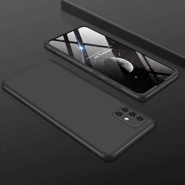 Samsung Galaxy A51 Kılıf 360 Tam Koruma Ön Ve Arka Sert Mika Kapak Orjinal Ays Gkk Kapak