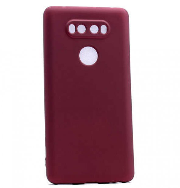 LG V20 Kılıf Yumuşak Dokulu Soft Esnek İnce Mat Renkli Silikon Kapak (PREMİER)