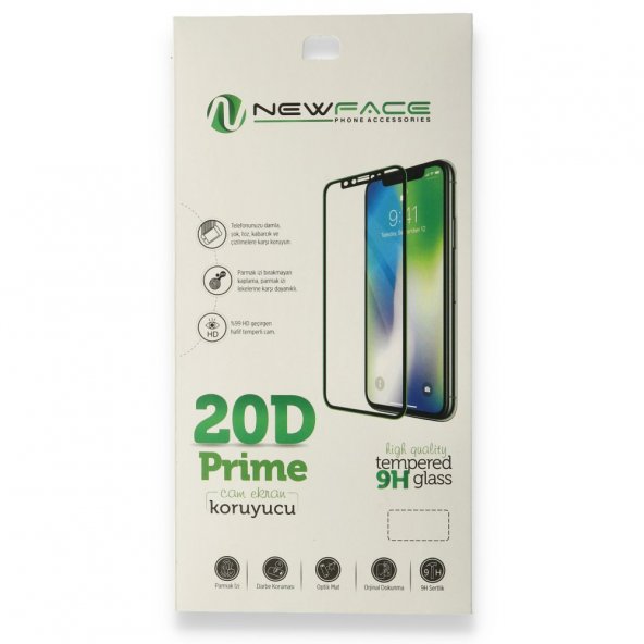 iPhone 8 20D Premium Cam Ekran Koruyucu - Beyaz