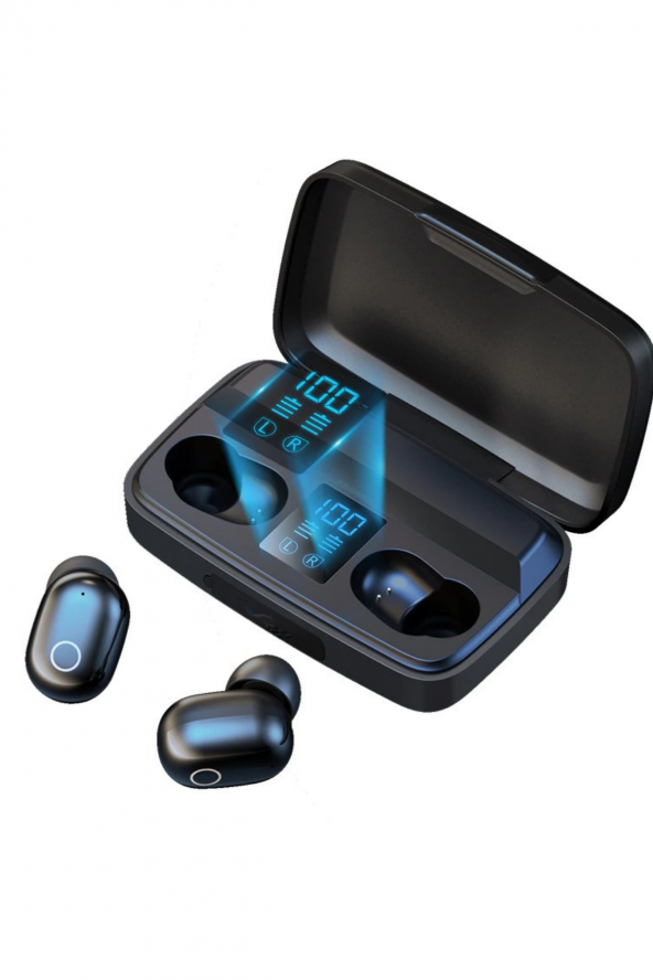 Apple iPhone 11 Pro Max Uyumlu TWS Stereo Gürültü Önlemeli Kablosuz Bluetooth Kulaklık