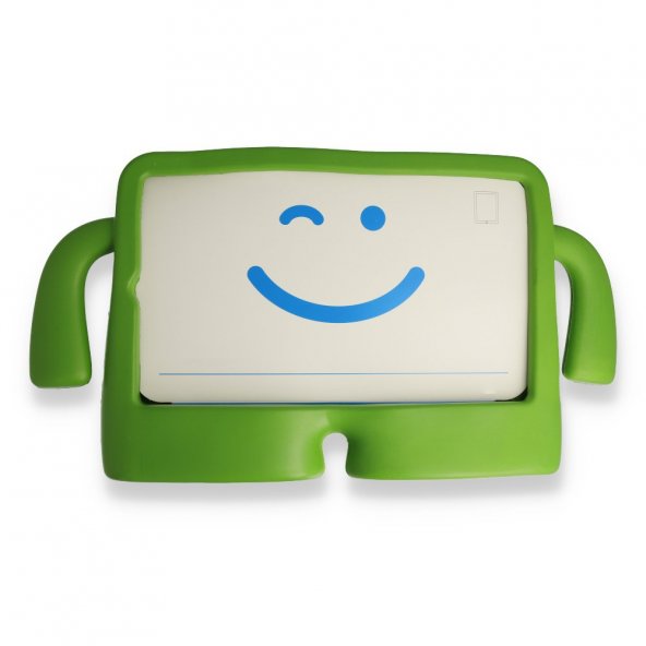 iPad Mini 2 Kılıf Karakter Tablet Silikon - Yeşil