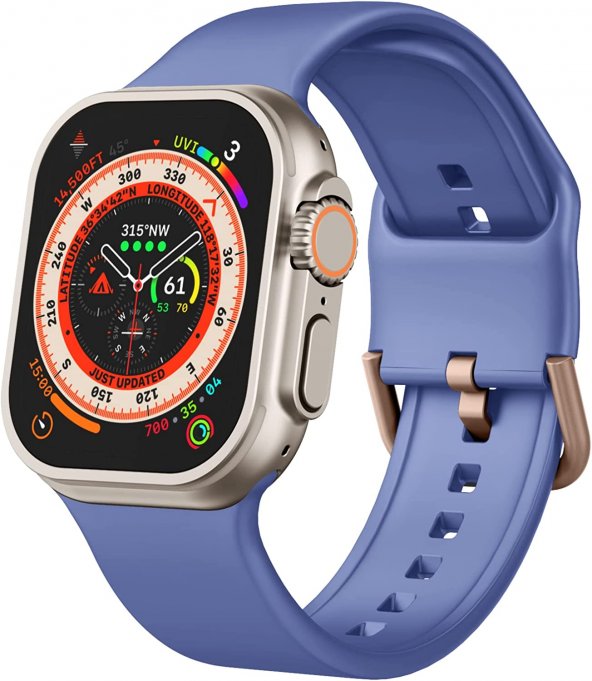 Apple Watch 3 4 5 6 7 8 Se Nike 38 40 41 mm A Kalite Kordon Kayış Bileklik Klasik Kaliteli Silikon