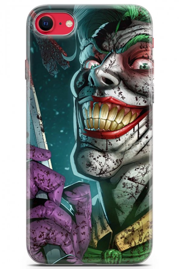 Apple iPhone SE 2022 Uyumlu Kılıf DC 01 Kapak Bıçaklı Joker