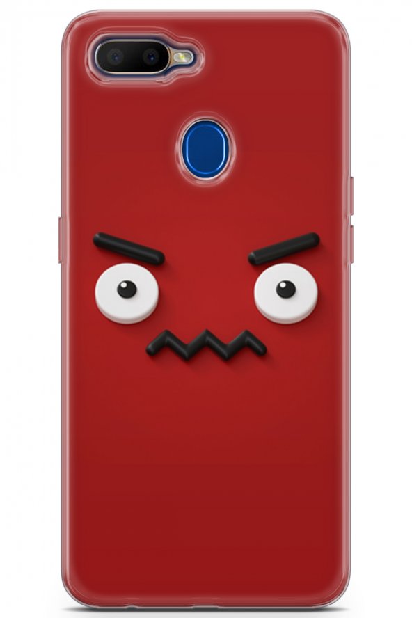 Oppo A7 Uyumlu Kılıf Smile 23 Hin Telefon Kabı Sea