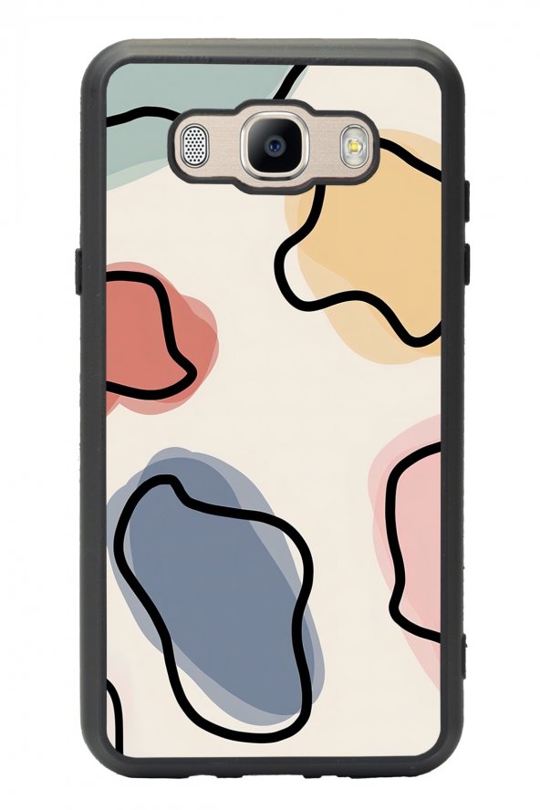 Samsung J7 (2016) Nude Milky Tasarımlı Glossy Telefon Kılıfı