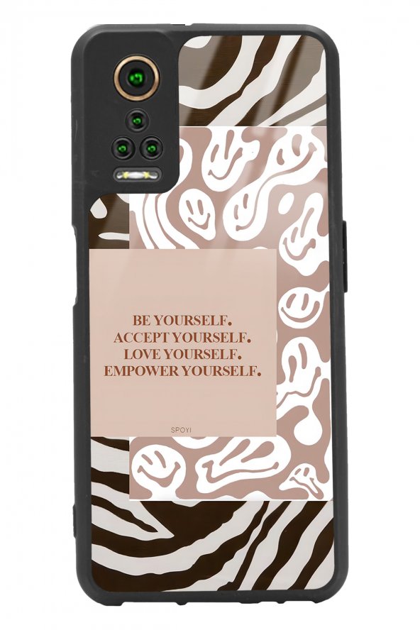 General Mobile Gm 22 Pro Emoji Zebra Tasarımlı Glossy Telefon Kılıfı