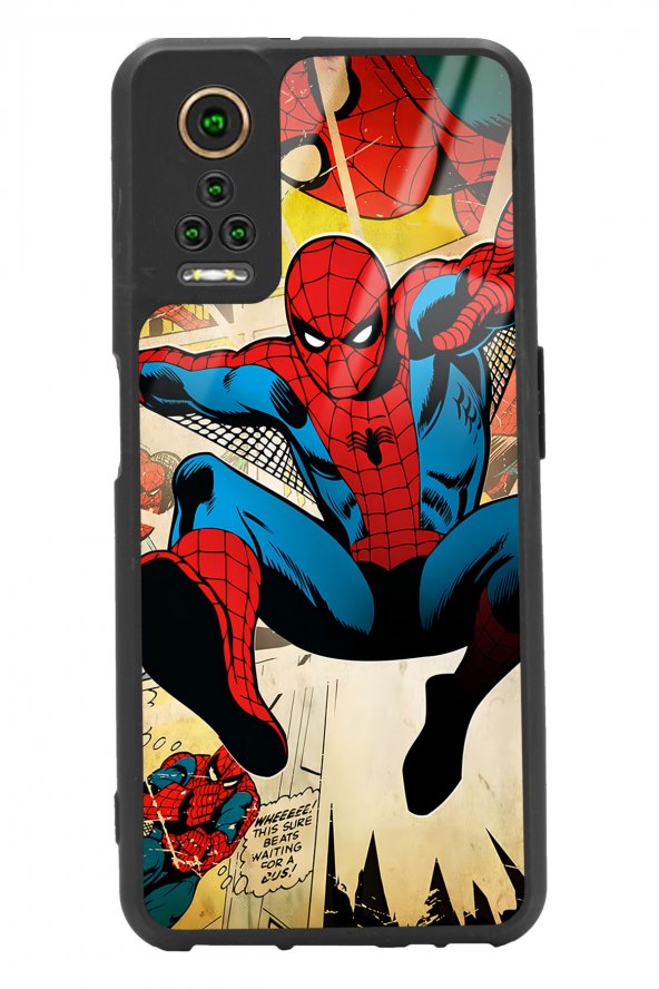 General Mobile Gm 22 Pro Spider-man Örümcek Adam Tasarımlı Glossy Telefon Kılıfı