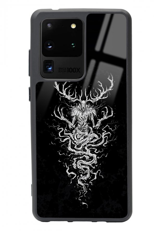 Samsung S20 Ultra Witcher 3 Deer Tasarımlı Glossy Telefon Kılıfı