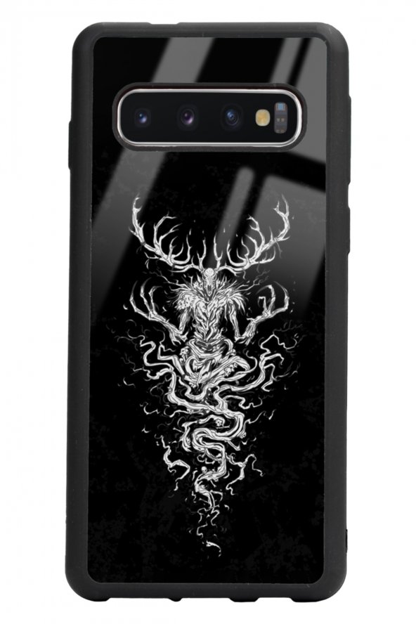 Samsung S10 Witcher 3 Deer Tasarımlı Glossy Telefon Kılıfı