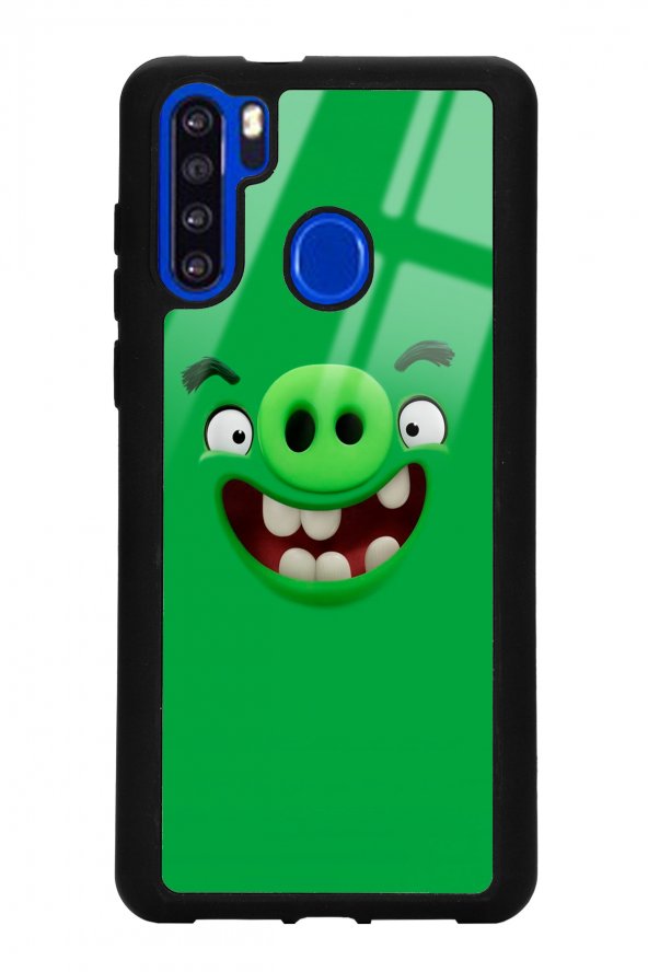 Reeder P13 Blue Max Green Angry Birds Tasarımlı Glossy Telefon Kılıfı