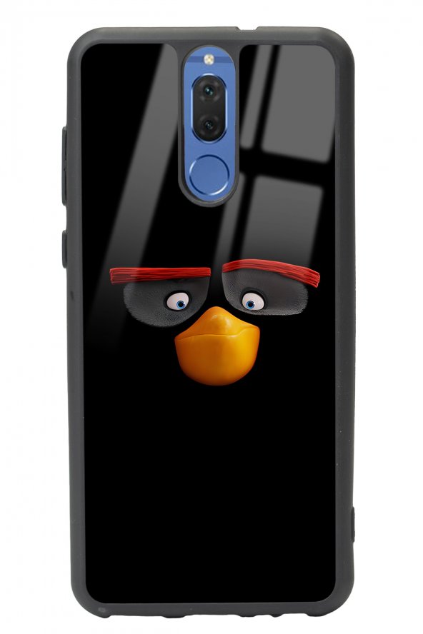 Huawei Mate 10 Lite Black Angry Birds Tasarımlı Glossy Telefon Kılıfı