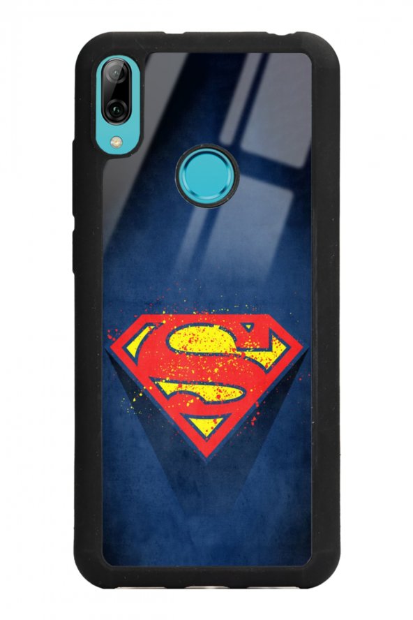Huawei Y6 (2019) Superman Tasarımlı Glossy Telefon Kılıfı