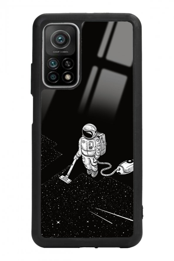 Xiaomi Mi 10t Astronot Tatiana Tasarımlı Glossy Telefon Kılıfı