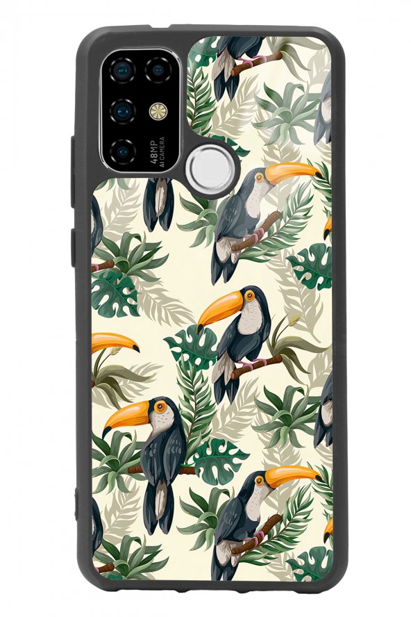 Casper F20 Tukan Kuşu Tasarımlı Glossy Telefon Kılıfı