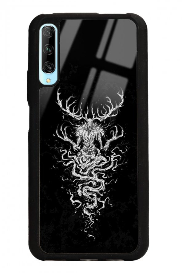 Huawei P Smart Pro Witcher 3 Deer Tasarımlı Glossy Telefon Kılıfı