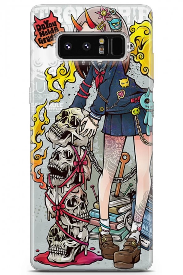 Samsung Galaxy Note 8 Uyumlu Kılıf Anime 01 Kapak Do You Hold