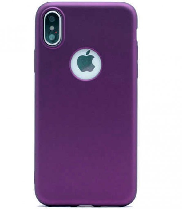 Apple iPhone X Kılıf Soft Esnek Kamera Korumalı Mat Renkli Lüx -PREMİER