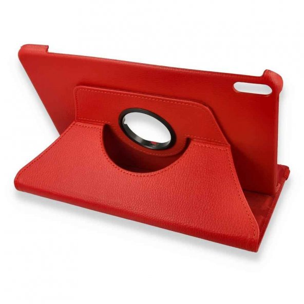 Huawei MatePad Pro 10.8 Kılıf 360 Tablet Deri Kılıf - Kırmızı