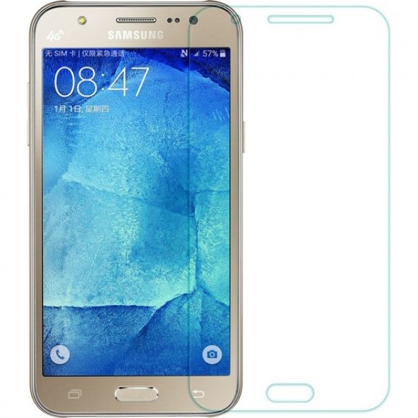 Ehr. Samsung Galaxy J7 Core Nano Ekran Koruyucu Cam + Şeffaf Silikon Kılıf